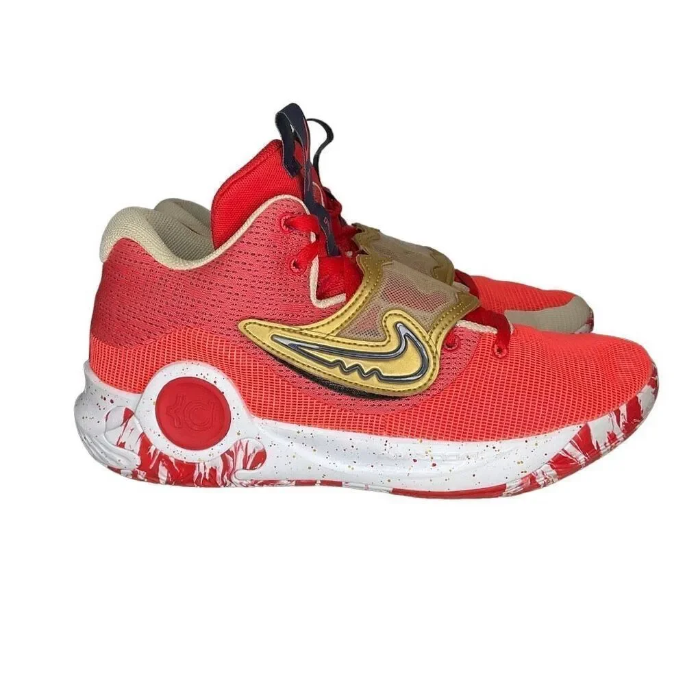 Nike KD Trey 5 X Shoes DD9538 600 University Red/Metallic Gold Men’s 11